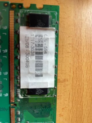 2x Módulos RAM Elpida 512MB DDR2