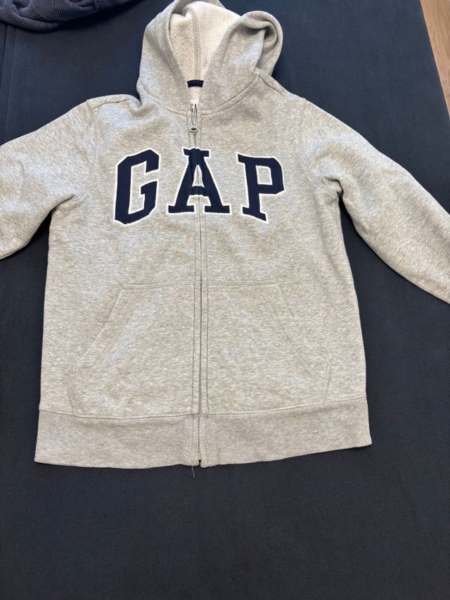 Chaqueta Gap Niño Gris Cremallera talla M, 10 Y
