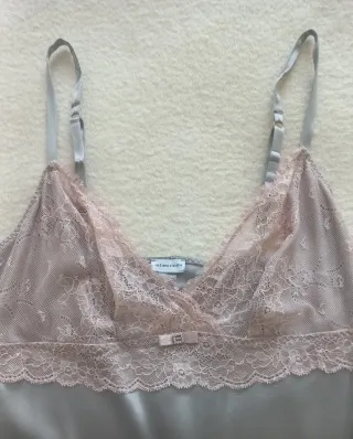 Camisón Intimissimi Gris Perla/Rosa