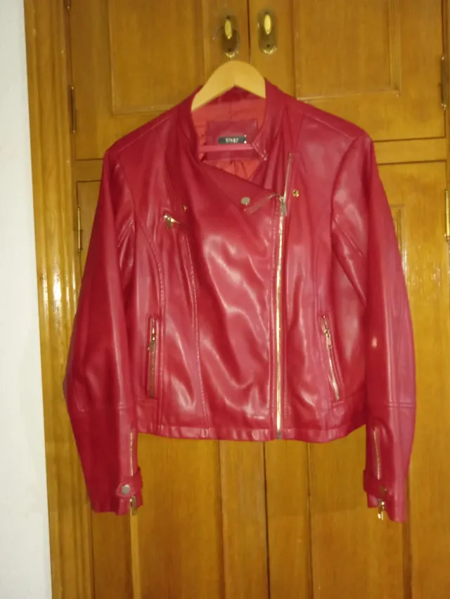 Chaqueta de Otoño Roja