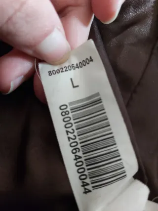 Chaqueta de cuero mujer marrón