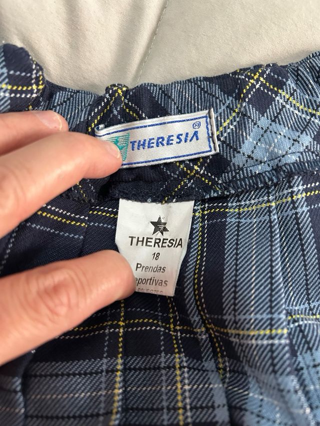 Falda de cuadros instituto hermes