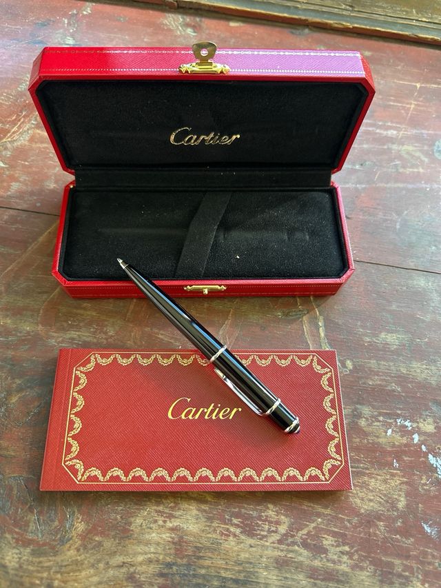 Cartier Penna a Stylo Bille Diab de Cart Noir