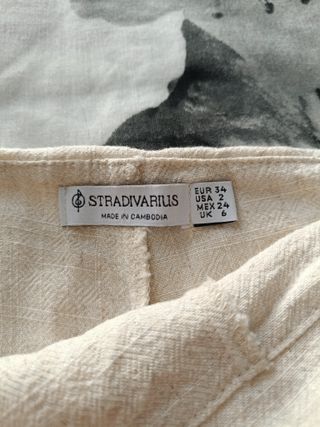 Conjunto falda y pantalón corto y bolso