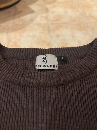 Jersey lana Browning Talla L caza