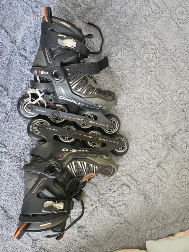 patins inline pretos tamanho 39