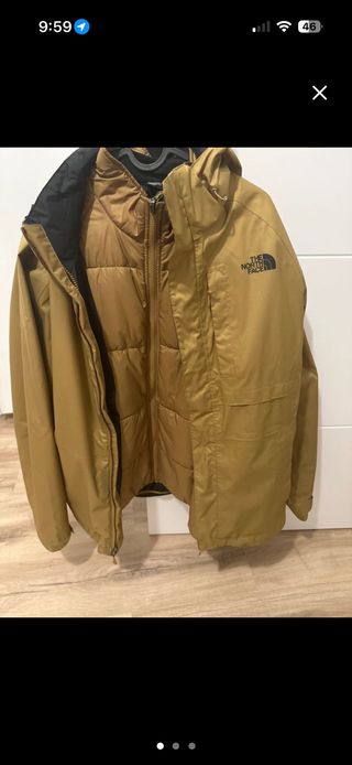 The North Face con forro de plumas