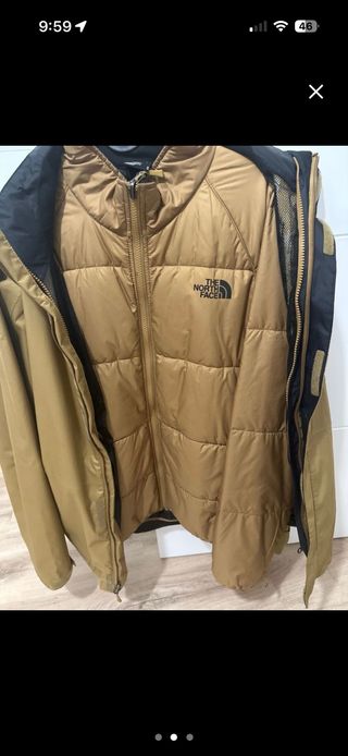 The North Face con forro de plumas