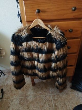 Chaqueta pelo rayas XL a estrenar