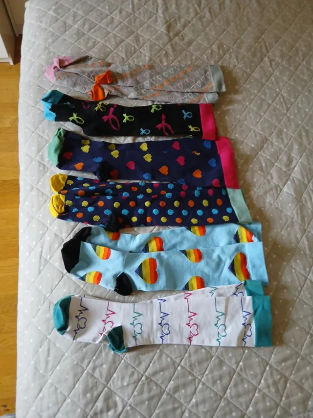 6 pares! Medias de compresión talla 36