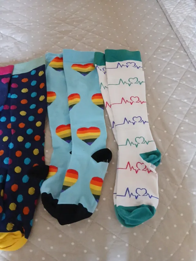 6 pares! Medias de compresión talla 36