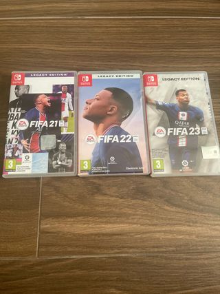 FIFA 21, 22 y 23 Legacy Edition Nintendo Switch