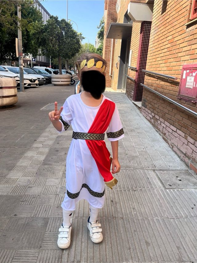 Disfraz Romano Niño Talla 7-8 Años