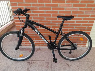 Bicicleta Rockrider Negra, usada un par de veces