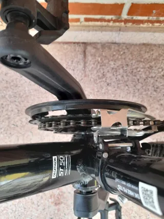 Bicicleta Rockrider Negra, usada un par de veces