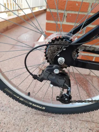 Bicicleta Rockrider Negra, usada un par de veces