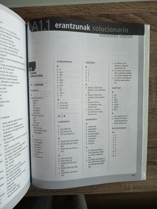 Arian A1.1. Ikaslearen liburua. Elkar
Euskera A1