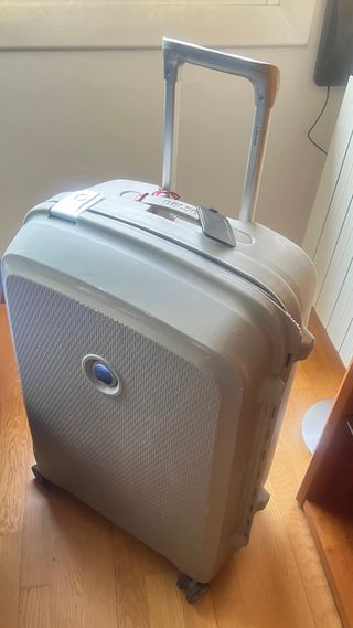 Maleta de viaje Delsey Beige/Plata, 