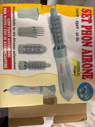 Set Phon Airone Asciugacapelli Accessori