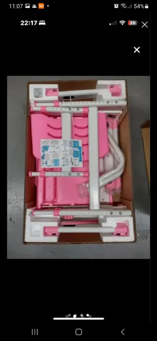 Escritorio y Silla Infantil Rosa
