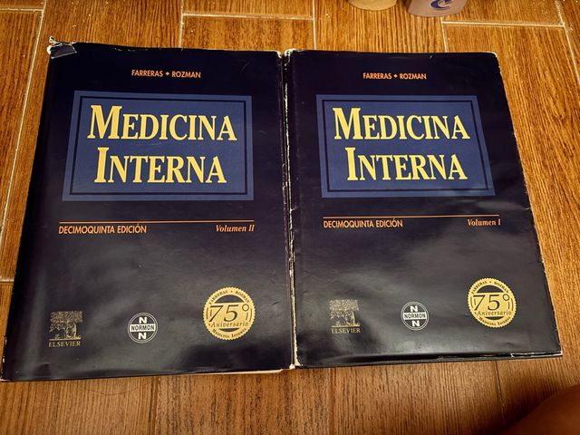 medicina interna Farreras Rozman 2 tomos