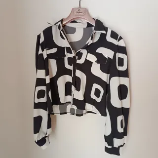 Camicia donna fantasia geometrica