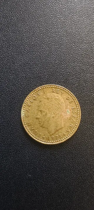 Moneda 1 Peseta 1975 Juan Carlos I Rey de España