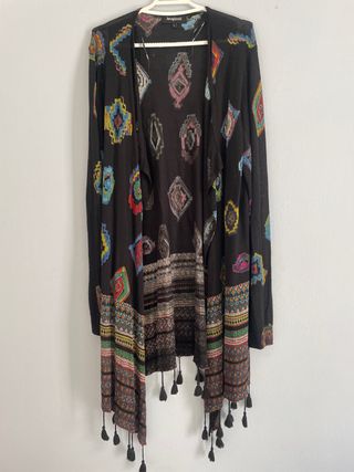 Chaqueta de punto Desigual Estampada Talla L