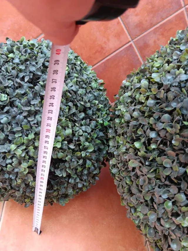 Bolas de arbusto decorativas