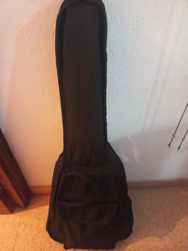 Funda y guitarra clásica