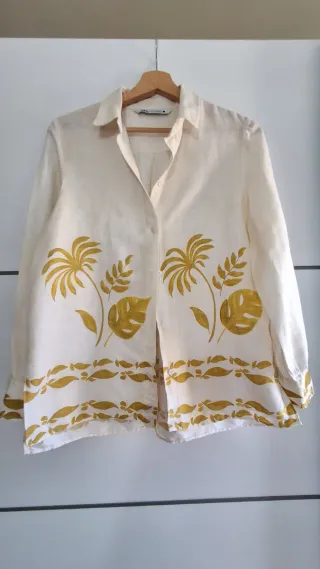 Camisa Zara Edición Limitada, pintado a mano