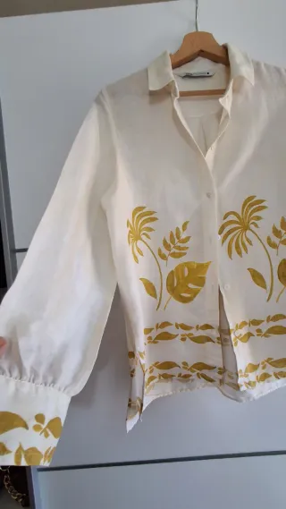 Camisa Zara Edición Limitada, pintado a mano