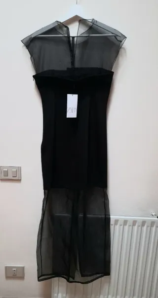 Vestido negro largo fiesta