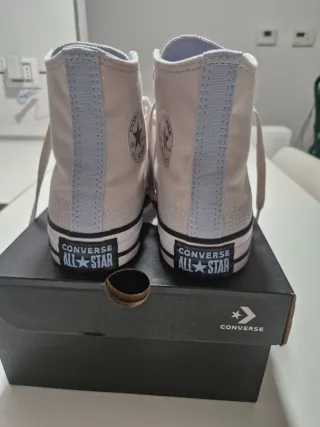 Converse Alte Beige/turchese