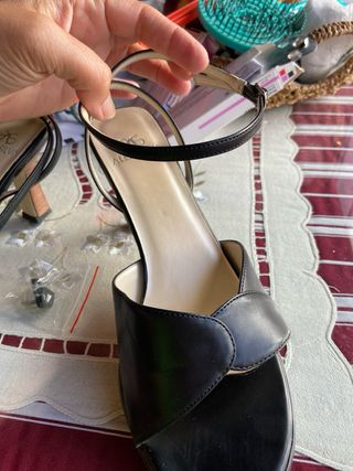 Sandalias Alex Silva  y Negro