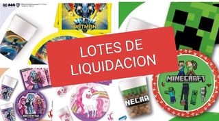 Lotes liquidación productos infantiles