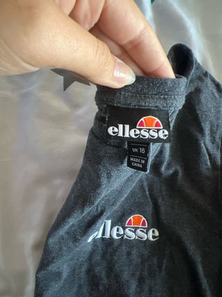 Camiseta manga larga gris Ellesse