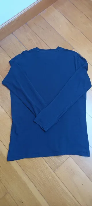 Camiseta Sfera Manga Larga Azul