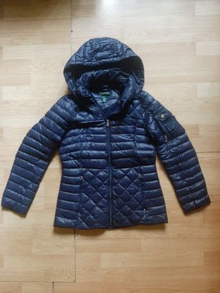 Chaqueta finita acolchada azul mujer Lauren