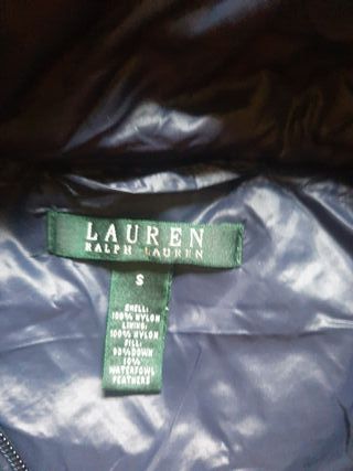 Chaqueta finita acolchada azul mujer Lauren