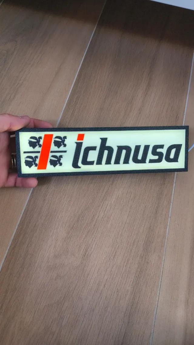 Insegna Led Luminosa Birra Ichnusa