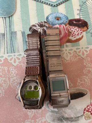Lote 2 Relojes Casio Geo Trail y Digital