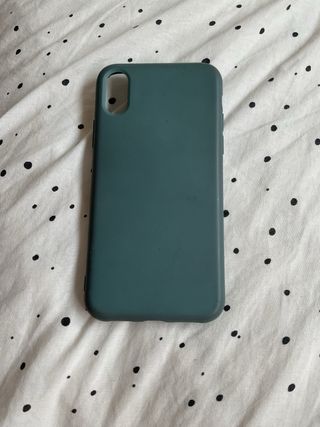 Custodia per iPhone X verde petrolio