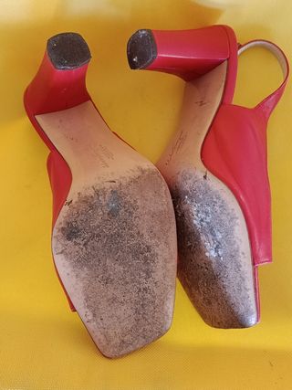 Scarpe Salvatore Ferragamo Tg 36.5 Rosse 