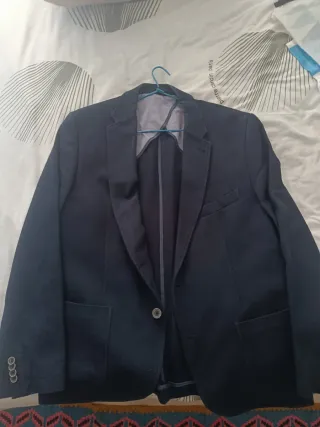 Americana juvenil azul marino hombre