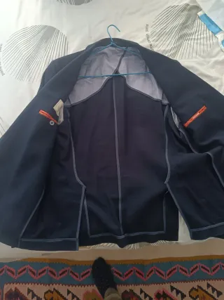Americana juvenil azul marino hombre