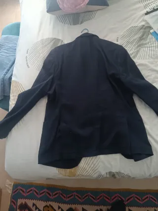 Americana juvenil azul marino hombre