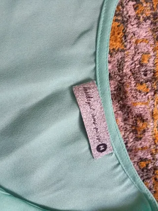 Blusa verde menta mujer