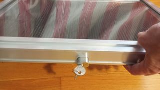 Vitrina Acero Inoxidable para Carteles