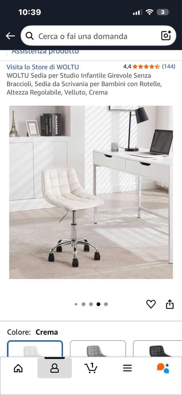 Sedia da studio WOLTU per bambini